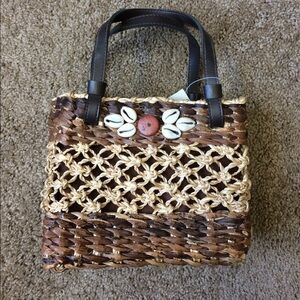 Nine West Purse‎ Brown Shells NWT